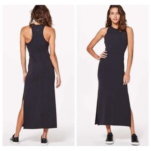 Elegant Black Sleeveless Maxi Dress
